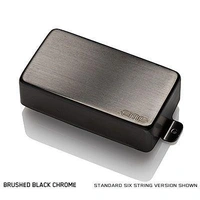 EMG 85-7HX Active X Preamp Humbucker 7 String Guitar Pickup with Pots and Wiring Brush Black Chrome