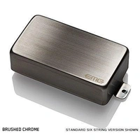 EMG 85-7HX Active X Preamp Humbucker 7 String Guitar Pickup with Pots and Wiring Brushed Chrome