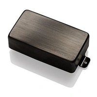 EMG 98X Active X Series Humbucker Guitar Pickup with Pots and Wiring Brushed Black Chrome