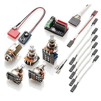EMG 1/2 Active Pickup Solderless Push / Pull Conversion Wiring Kit Long Shaft