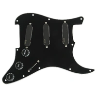 EMG DG20 David Gilmour Pre-Wired Pickguard Black - Black pickups