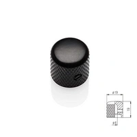 EMG Electric Guitar Flat Dome Knob Black Satin