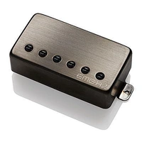EMG H1-B Bridge Passive Humbucker Guitar Pickup Brushed Black Chrome