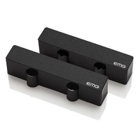 EMG J Jazz Bass Active Single Coil Solderless Pickup Set Black