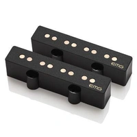 EMG JV Active Single Coil Retro Jazz Bass Pickup Set Black