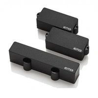 EMG P5J Solderless Active Precision 5 String P Bass Guitar Pickup Set Black