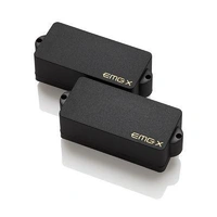 EMG PAX Active Humbucker Alnico V Bass Guitar Pickup with Pots & Wiring Black