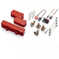 EMG PJHZ Set Passive Ceramic Steel Core Pickup Set Electric Bass - RED PJ-HZ