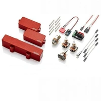 EMG PJHZ Set Passive Ceramic Steel Core Pickup Set Electric Bass - RED PJ-HZ