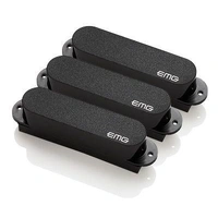 EMG S Set Active 3 Single Coil Strat Guitar Pickup with Pots & Wiring Black