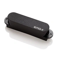 EMG SX Active Single Coil Electric Guitar Pickup with Pots and Wiring Black