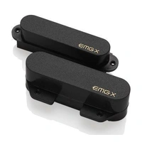 EMG TX Active Single Coil FTX and RTX Pickup Set with Pots and Wiring Black