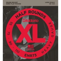 D'Addario ENR73 Half Rounds Bass Guitar Strings Heavy  Long Scale  55 - 110