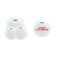 Evans UV1 Coated Fusion Pack (10", 12", 14") with 14" UV1 Coated Snare Batter