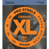 D'Addario EPS160 ProSteels Medium  Long Scale Bass Strings 50 - 105