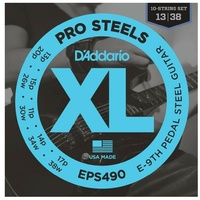 D'Addario EPS490 E-9th Pedal Steel Guitar Strings Pro-Steels 13 - 38