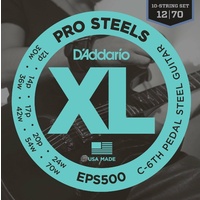 D'Addario EPS500 Pro Steels Pedal Steel Guitar Strings, C-6th 10-String Set