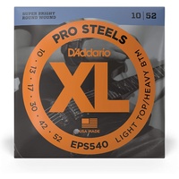 D'Addario EPS540 10 - 52 XL Pro Steels Electric Guitar Strings LT/HB