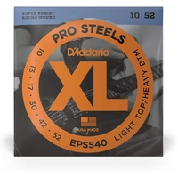 D'Addario EPS540 10 - 52 XL Pro Steels Electric Guitar Strings LT/HB