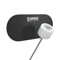 Evans EQ Double Pedal Patch, Black Nylon