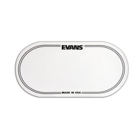 Evans EQ Double Pedal Patch, Clear Plastic