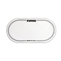 Evans EQ Double Pedal Patch, Clear Plastic