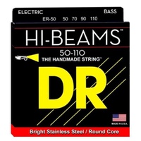 DR Strings ER-50 Hi-Beam Stainless Steel Heavy 50-110 Bass Guitar String Set