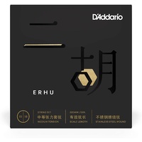 D'Addario ERHU01 Erhu Strings, Set Medium Tension, 10-18 Stainless Flatwound