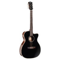 Cort ESSENCE OC4-BTSG Acoustic / Electric Guitar - Fishman Pickup - Black