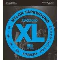 D'Addario ETB92M Tapewound Bass Guitar Strings, Medium, 50-105, Medium Scale