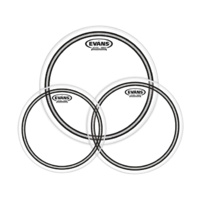  Evans EC2 SST Clear Drum Head Pack  Rock - 10" 12" 16" Drumheads