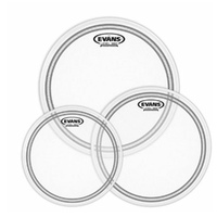  Evans heads EC2 Coated Drumhead Pack Standard - 12/13/16 Tom Head Pack