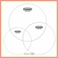  Evans heads  G2 Clear Drumhead Pack Rock - 10/12/16 Tom Head Pack