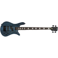 Spector Euro 4 LX Bass Guitar Black & Blue Matte w/ EMG Pickups