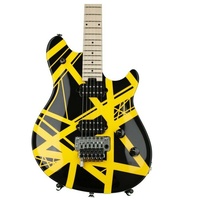 EVH Wolfgang Special Striped  Black and Yellow Stripes Solidbody Electric Guitar