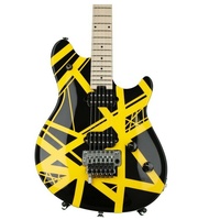 EVH Wolfgang Special Striped Black and Yellow Stripes Solidbody Electric Guitar