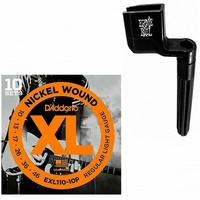 D'Addario EXL110-10P Light Electric Guitar Strings 10 - 46 Ernie Ball Peg Winder