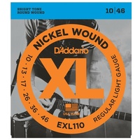 D'Addario EXL110 Regular  Electric Guitar Strings 10 - 46  Nickel wound