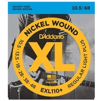 D'Addario 1 Set EXL110+ Set Regular Light Plus Electric Guiar Strings 10.5 - 48