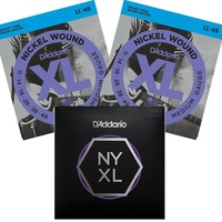 D'Addario EXL115 -2 Sets + NYXL1149 1 set Electric Guitar Strings  11 - 49