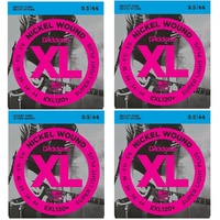 D'Addario 4 Sets EXL120+ Set Super Light Plus Electric Guiar Strings 9.5 - 44