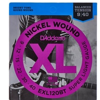 D'Addario EXL120BT Electric Guitar Strings gauge 9 - 40 Balanced Tension