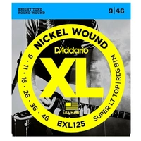 D'Addario EXL125  Light top / heavy bottom Electric Guitar Strings 9 - 46