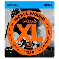 D'Addario EXL140 Nickel Wound Electric Guitar Strings 10 - 52