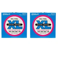 D'Addario EXL170SL Nickel Wound Super Long Scale Bass Strings 45 - 100 - 2 sets 