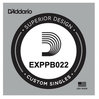 D'Addario EXPPB022 EXP Coated Phosphor Bronze Acoustic Guitar Single String .022