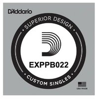 D'Addario EXPPB022 EXP Coated Phosphor Bronze Acoustic Guitar Single String .022