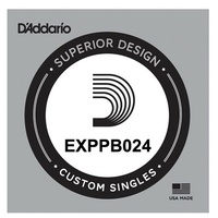 D'Addario EXPPB024 EXP Coated Phosphor Bronze Acoustic Guitar Single String .024