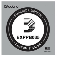 D'Addario EXPPB035 Phosphor Bronze Wound Acoustic, .035 gauge, Single String