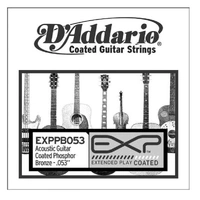 D'Addario EXPPB053 EXP Coated Phosphor Bronze Acoustic Guitar Single String .053